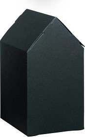 Rayher Faltschachteln Haus klein schwarz 6 St.