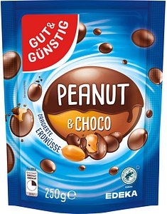 GUT&GÜNSTIG Peanut & Choco Schokobonbons 250,0 g
