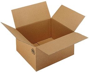 20 Nestler Wellpapp-Faltkartons 1-wellig braun 32,0 x 29,0 x 26,7 cm Außenmaß