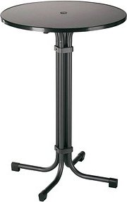 Thumbnail - BEST Multiflex Stehtisch anthrazit 80,0 x 80,0 x 110,0 cm, 1 St.