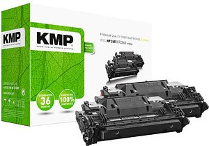 Thumbnail - KMP H-245XD schwarz Toner kompatibel zu HP 26X; Canon 052H(CF226XD; 2200C002), 2er-Set