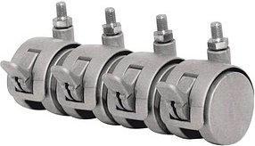 Kerkmann Rollen für Trennwände Metropol für Teppichböden, 4 St.