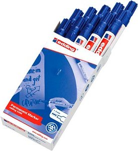 edding 3300 Permanentmarker blau 1,0 - 5,0 mm, 10 St.