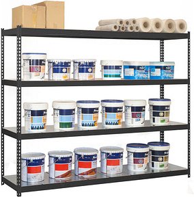 Thumbnail - Simonrack Schwerlast-Weitspannregal SIMONFORTE 8425437101724 anthrazit 240,0 x 60,0 x 200,0 cm