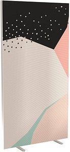 PAPERFLOW Trennwand easyScreen Colour, 61023 bunt 94,0 x 173,4 cm, 1 St.