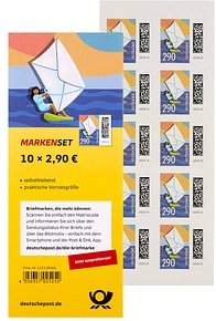 Deutsche Post 2,90 € Briefmarken "Windsurfbrief" selbstklebend, 10 St.