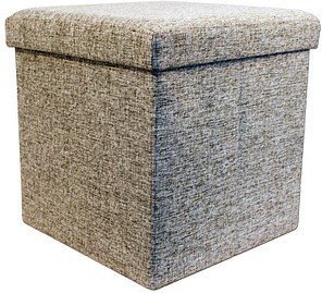 Echtwerk Hocker mit Stauraum Store Cube EW-SW-0460 grau, 1 St.