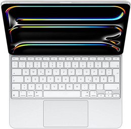 Apple Magic Keyboard Tablet-Tastatur weiß geeignet für Apple iPad Pro 13“ (M4)