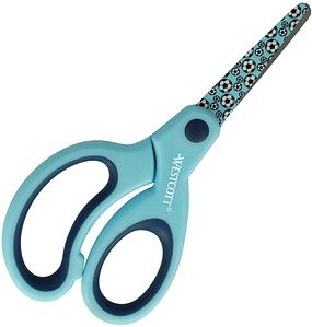 WESTCOTT Kinderschere Sporty Softgrip dunkelblau 13,0 cm