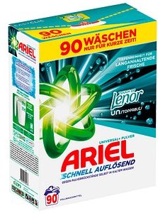 ARIEL UNIVERSAL+ Lenor Waschmittel Pulver, 4,95 kg