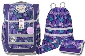 Thumbnail - Mc®Neill Schulranzen-Set COMPACTO DSCHUNGEL Kunstfaser lila