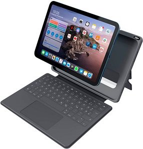 DEQSTER Smart Rugged Touch PLUS Keyboard 10,9" Tablet-Tastatur schwarz geeignet für Apple iPad 10. Gen (2022), Apple iPa...