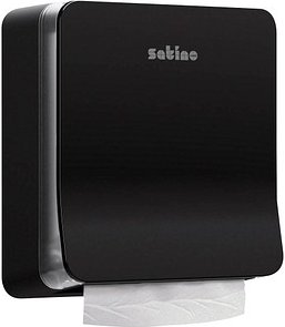 Thumbnail - Satino Papierhandtuchspender HYGINITY S PT3 System 333403 schwarz Kunststoff, 1 St.