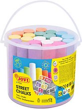 Thumbnail - JOVI Street Chalks Straßenmalkreide farbsortiert 20 St.