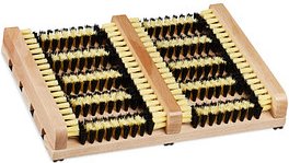 relaxdays Schuhabstreifer braun 26,0 x 36,0 cm