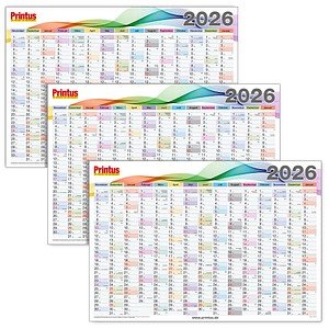 3 Printus Jahresplaner 2026