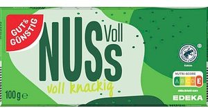 GUT&GÜNSTIG Voll NUSS Schokolade 100,0 g