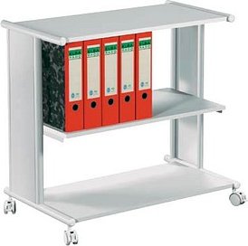 Kerkmann Pragma Bürowagen grau 3 Ebenen 76,0 x 42,0 x 72,5 cm