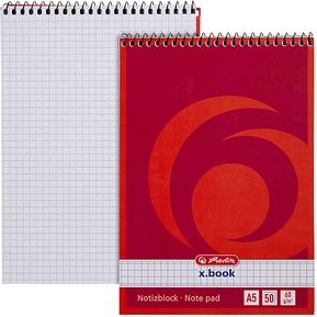 herlitz Collegeblock x.book kariert DIN A5 ohne Rand, 1 St.