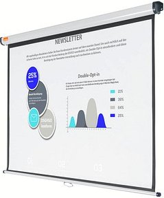 nobo Rolloleinwand 16:10, 145 x 108 cm Projektionsfläche