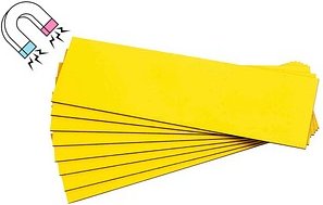 EICHNER Magnetschilder gelb 2,0 x 15,0 cm, 300 St.