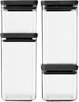 brabantia Vorratsdosen-Set transparent 2x 0,7/2x 1,6 l, 1 Set