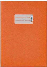 HERMA Heftumschlag glatt orange Papier DIN A5