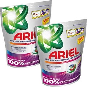 ARIEL Professional COLOR+ Waschmittel Caps, 2x50 St.