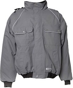 Thumbnail - PLANAM® unisex Arbeitsjacke CANVAS 320 grau, schwarz Größe XL