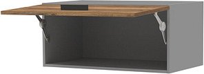 Thumbnail - röhr Wandregal quantum grau, eiche 80,0 x 41,9 x 36,0 cm