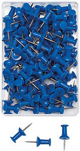 100 WEDO Pinnnadeln Diabolo blau