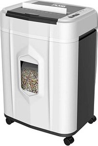 Thumbnail - LMG AUTO120P5 Aktenvernichter mit Partikelschnitt P-5, 2 x 12 mm, bis 120 Blatt, weiß