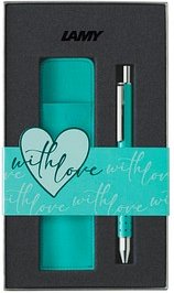 LAMY swift lagoon Tintenroller-Set türkis 0,5 mm, Schreibfarbe: blau, 1 St.