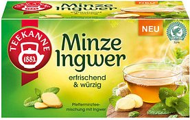 TEEKANNE Minze Ingwer Tee 18 Portionen