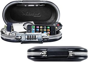 Thumbnail - Master Lock® Tragbarer Tresor 5900EURD dunkelgrau 24,0 x 12,9 x 6,0 cm