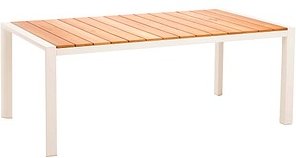 BEST Gartentisch Paros braun rechteckig 210,0 x 90,0 x 76,0 cm