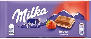 Milka Erdbeer Schokolade 100,0 g