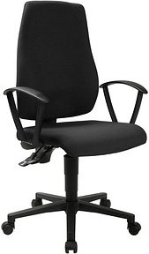 Topstar Bürostuhl MAXX 500, M500RG20 Stoff schwarz, Gestell schwarz