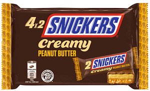 SNICKERS Creamy Peanut Butter Schokoriegel 4 Stück