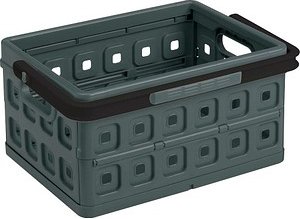 Thumbnail - helit the flap-line Klappbox 24,0 l anthrazit 44,0 x 31,5 x 21,0 cm, 1 St.