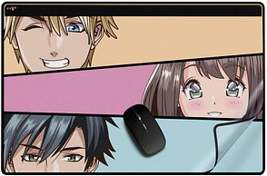 Thumbnail - cep Schreibtischunterlage Manga bunt Kunststoff 58,5 x 38,5 cm, 1 St.