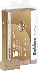 Thumbnail - Satino Papierhandtücher 277819 PureSoft Interfold-Falzung 2-lagig 3.000 Tücher