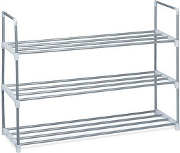 relaxdays Schuhregal grau 90,0 x 31,0 x 70,0 cm, 1 St.