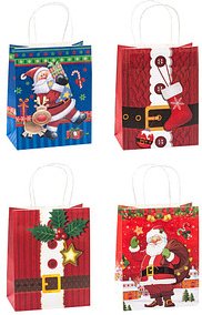 Thumbnail - 12 TSI Geschenktüten Weihnachten Serie 3 Motiv sortiert 18,0 x 23,0 cm