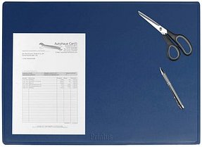 Printus Schreibtischunterlage dunkelblau Kunststoff 63,0 x 50,0 cm, 1 St.
