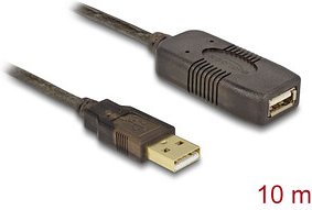 DeLOCK USB 2.0 A Kabel Verlängerung 10,0 m schwarz, 1 St.