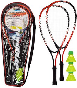 BEST®SPORTING Badminton-Set rot/schwarz