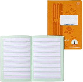 Staufen® Schulheft Premio Lineatur 2 liniert DIN A5 ohne Rand, 16 Blatt