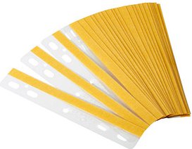 DURABLE Heftstreifen, selbstklebend FILEFIX transparent Kunststoff, 25 St.
