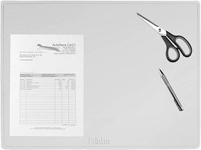 Printus Schreibtischunterlage grau Kunststoff 63,0 x 50,0 cm, 1 St.